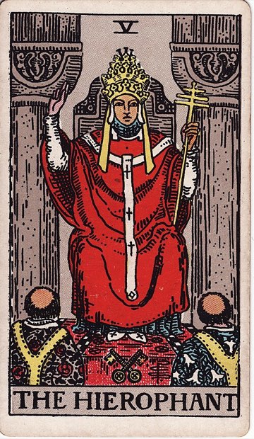 The Hierophant 카드